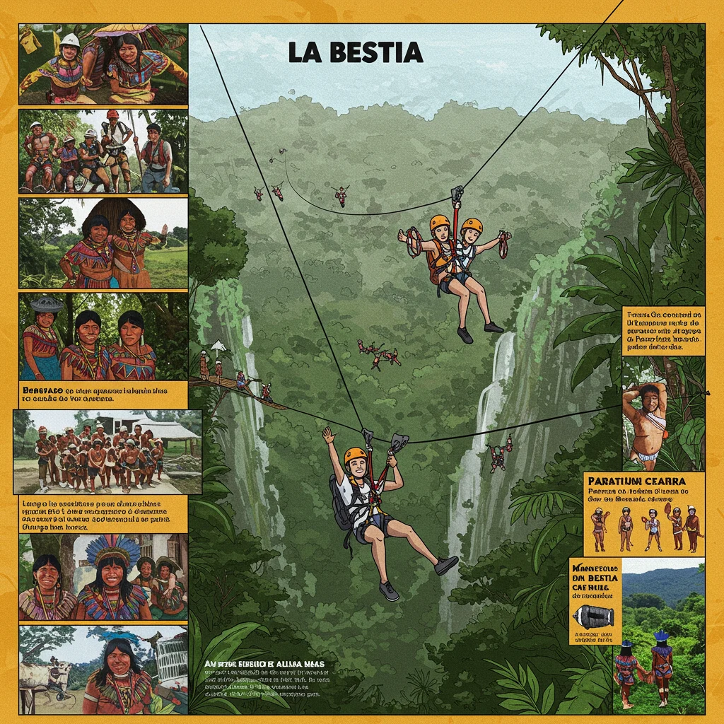 What is the History Behind la bestia zipline?