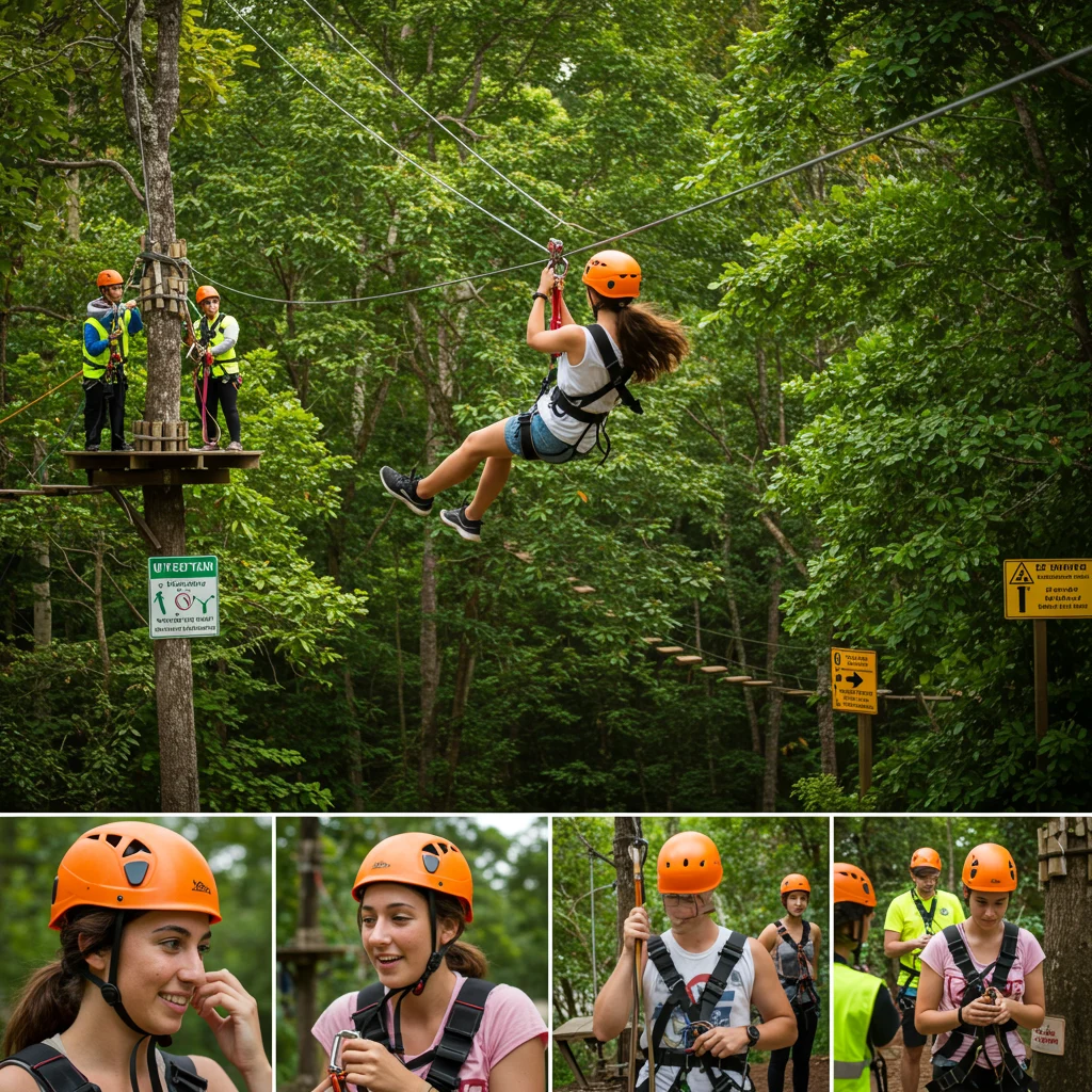 What Safety Measures Are in Place for Ziplining?