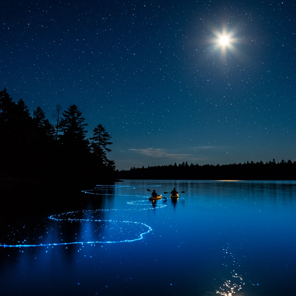 What to Expect on a Bioluminescent Night Kayaking Tour