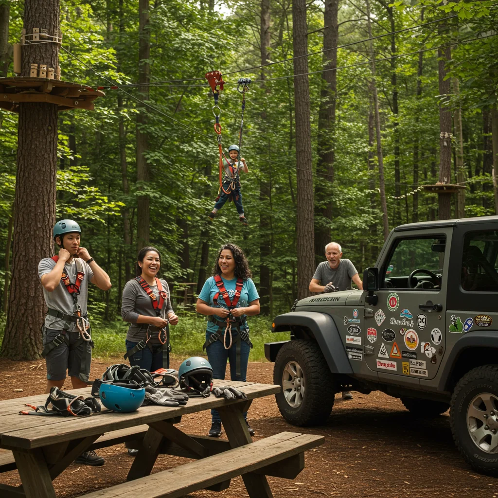 What to Expect on Your Drive-in Zipline Tour