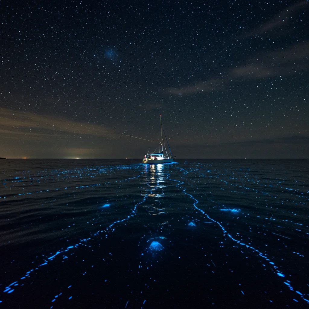 What Will You See on a Bioluminescent Boat Tour?