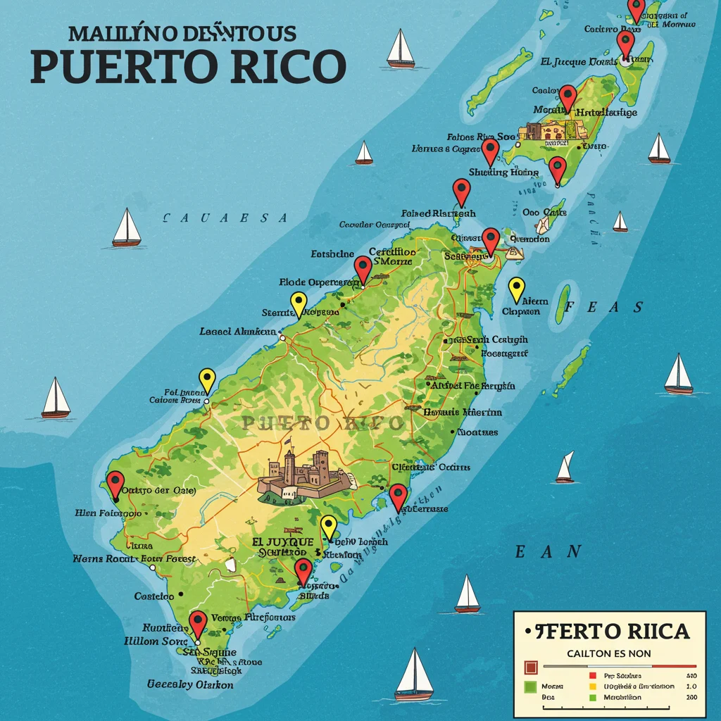 Where Are the Main Ferry Departure Points in Puerto Rico?