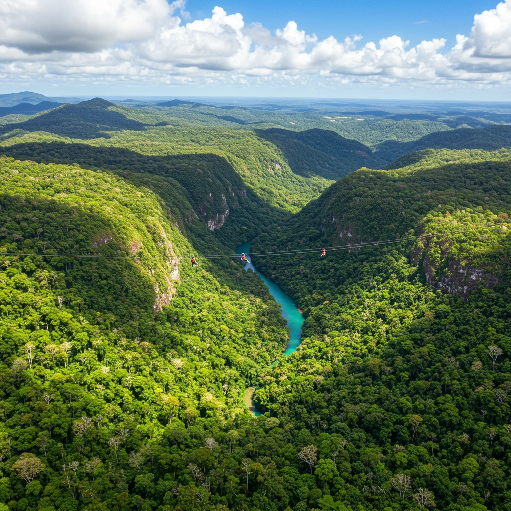 Where Is Puerto Rico’s Longest Zipline Located?