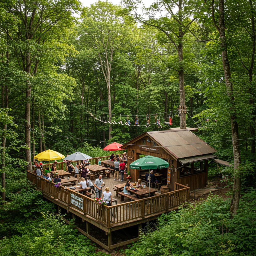 Where to Eat Near Popular Ziplining Locations