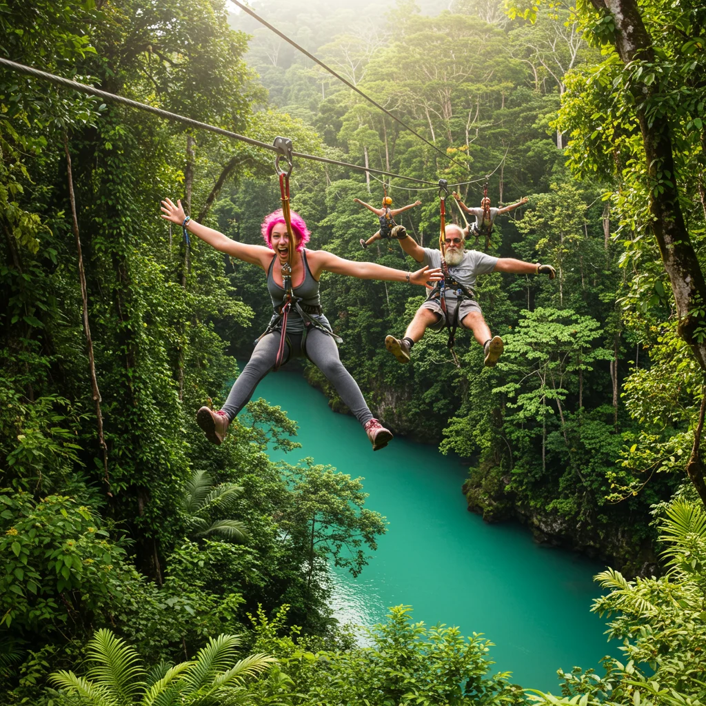 Who Can Experience the Beast Zipline?