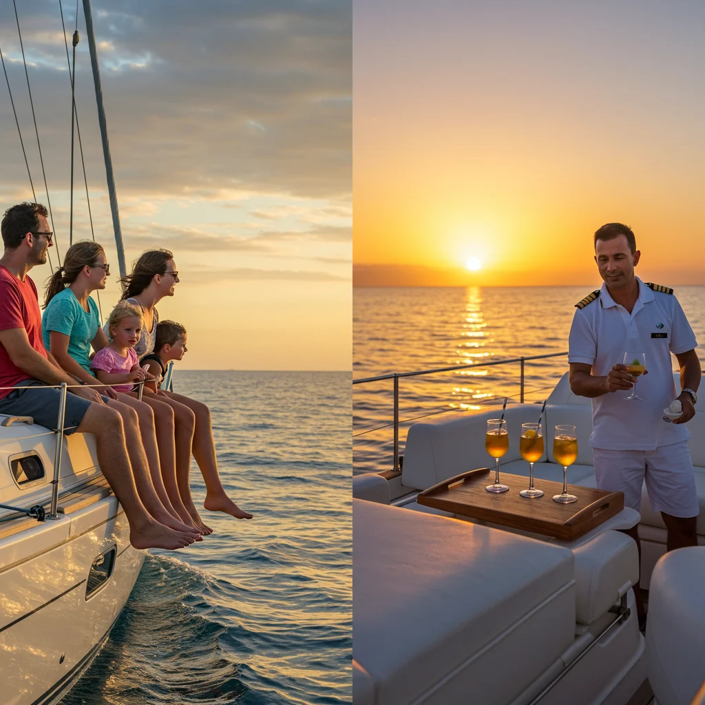 Bareboat vs. Crewed Yacht Charters: What’s the Difference?
