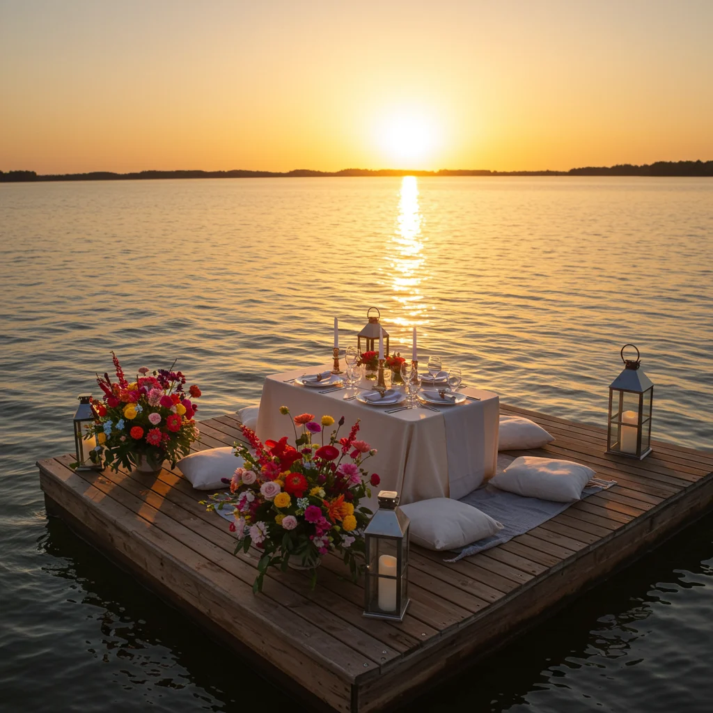 Romantic and Private Floating Dinner Options