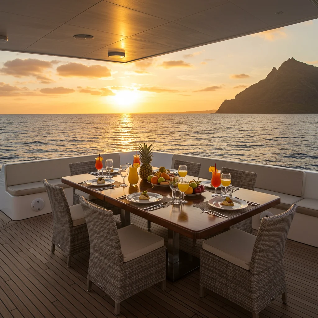 What to Eat and Drink on Your Private Charter