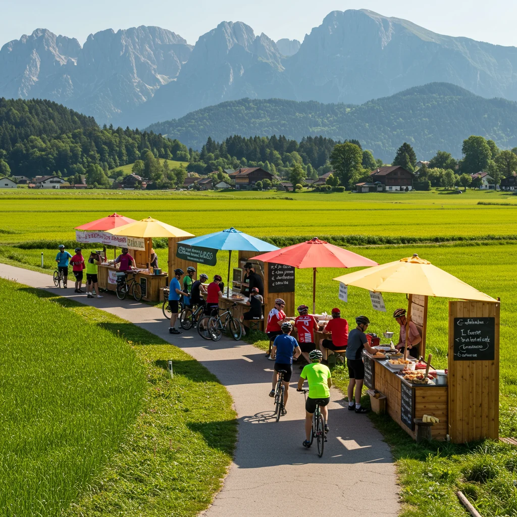 Where Can You Enjoy Local Cuisine Along Your Cycling Routes?